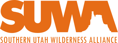 Southern Utah Wilderness Alliance logo white version