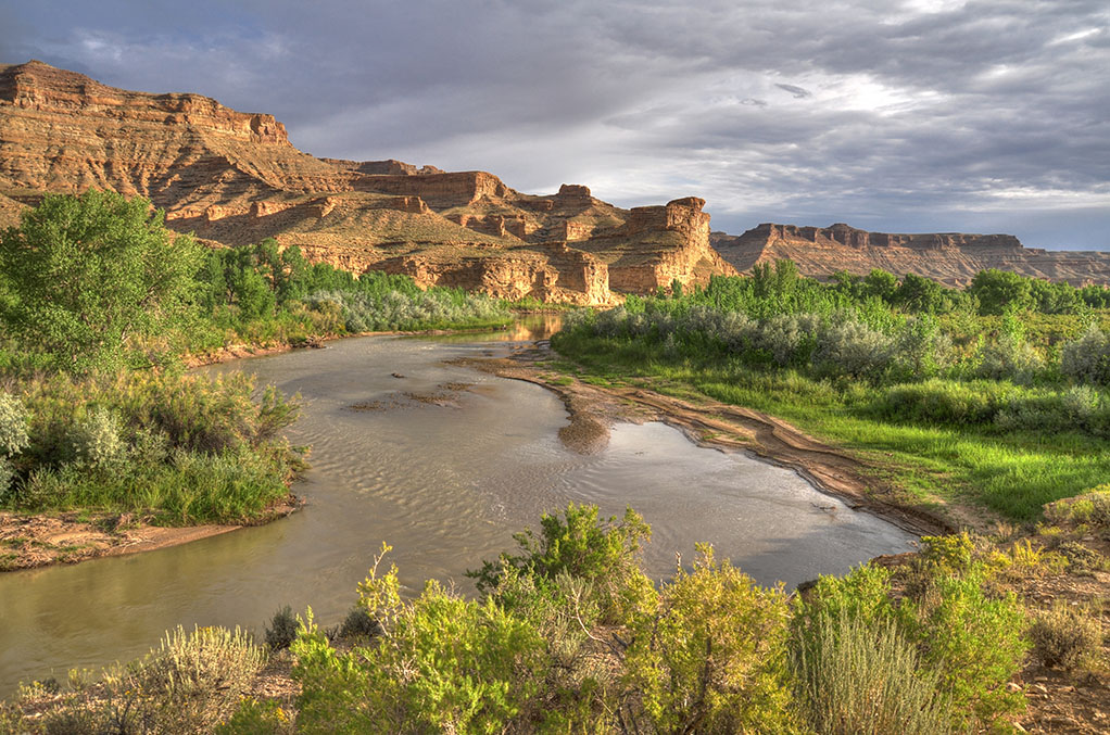 Utah's White River is threatened by possible tar sands development. Copyright Ray Bloxham/SUWA
